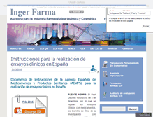 Tablet Screenshot of inger-farma.com